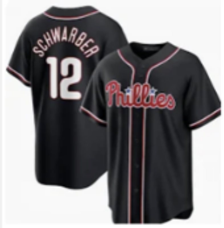 Men 2026 Philadelphia Phillies #12 Schwarber black Game Nike MLB Jersey 05270011->philadelphia phillies->MLB Jersey